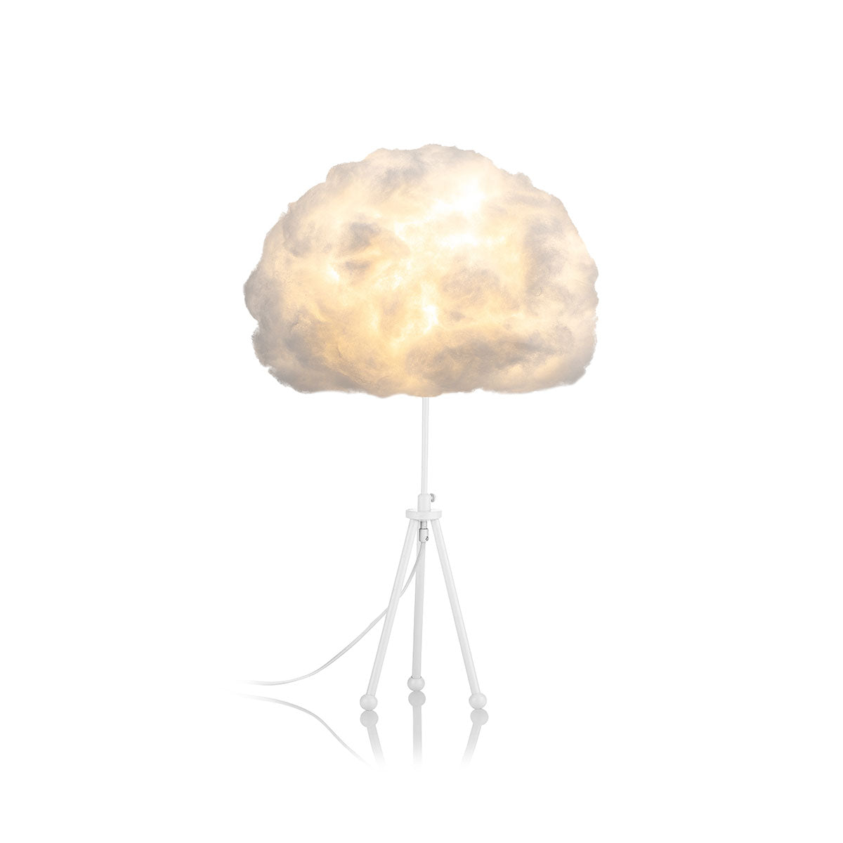 Bouffee Cloud Tischleuchte (ausziehbares Standbein: weiß) + Fernbedienung - Bouffee Cloud