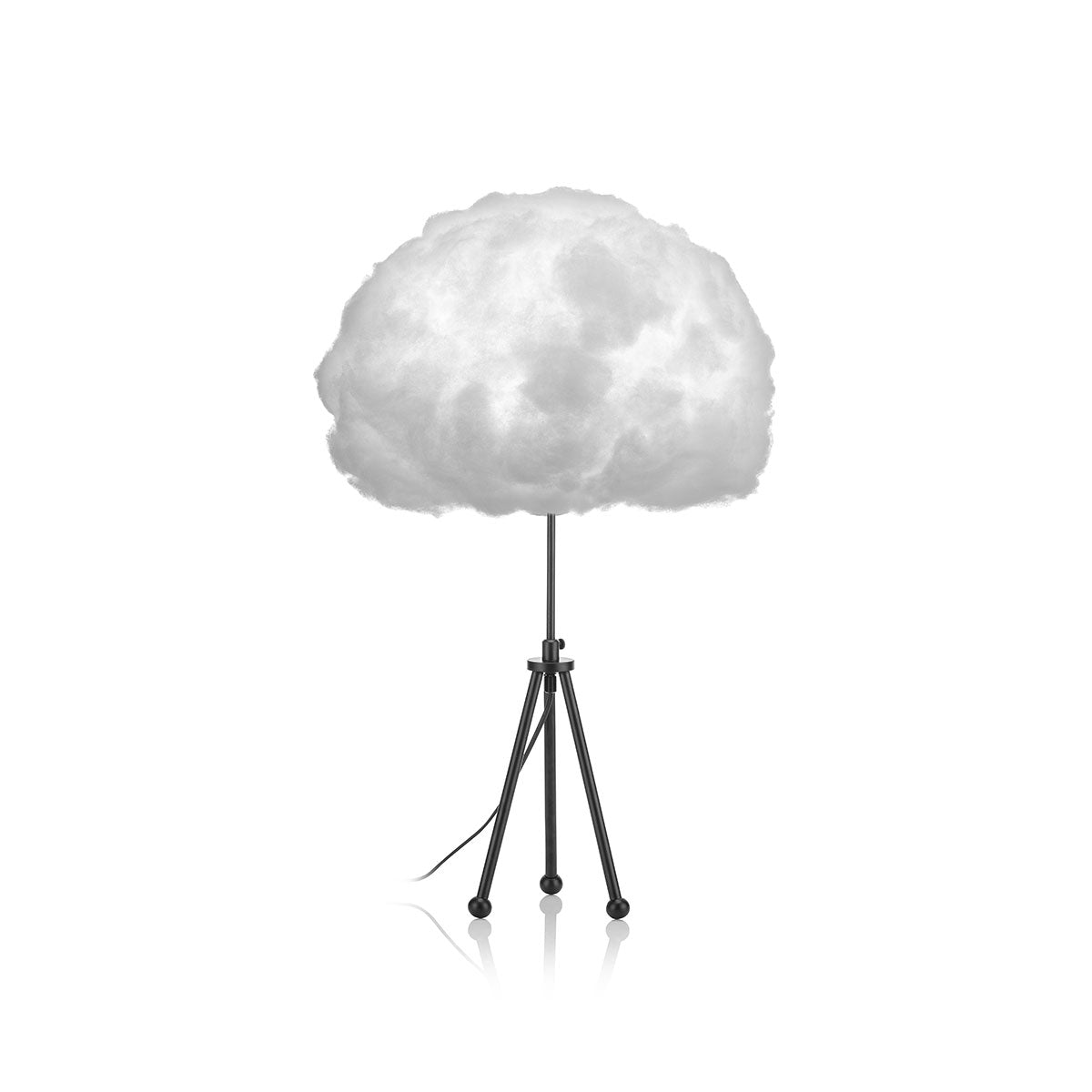 Bouffee Cloud Tischleuchte (ausziehbares Standbein: schwarz) + Fernbedienung - Bouffee Cloud